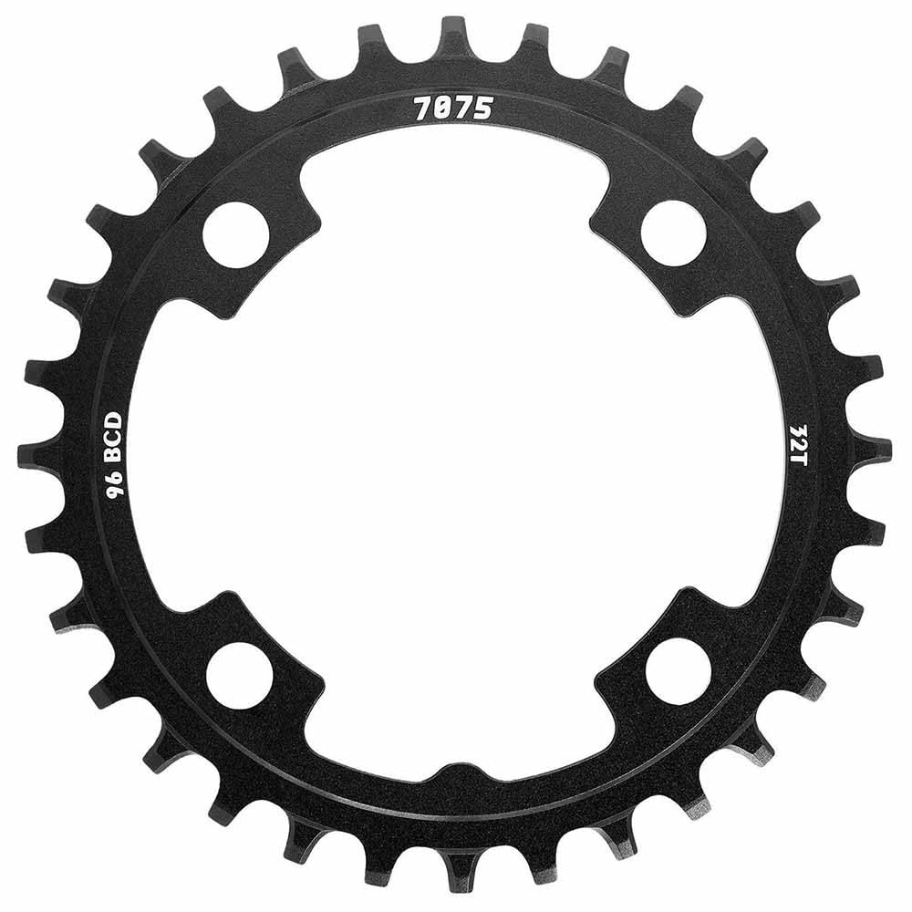 SunRace MS00 96 BCD Narrow-Wide Chainring, Black, 36T