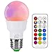 RGB LED Light Bulb, Color Changing Light Bulb Dimmable 3W E26 Screw Base RGBW, Mood Light - Dual Memory - 12 Color Choices