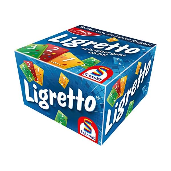 Schmidt Spiele 1101 Ligretto, blau, Kartenspiel