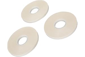 LUCKDANO 1/8 Double Sided Watersoluble Doublesided Tape, 3 Rolls, 16 Yards Each, Perfect Sewing Companion and Essential Tool 