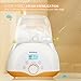 [2018 UPGRADED]Baby Bottle Warmer, Bottle Sterilizer & Smart Thermostat 4-in-1 with Fast Transit Heat, Real Time Temperature LCD Monitor and Precise Temperature Control, fit most brands baby bottles