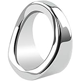 Small and Sturdy Men's Metal Shaped Stretch Exercise Rings-USZF35 (28mm) | Stainless Steel Material, Available in 5 Sizes