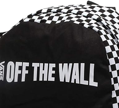 vans central realm backpack black
