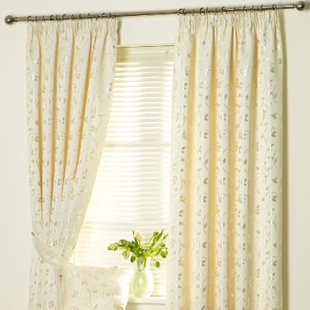 Tj Hughes Value Sherwood Pencil Pleat Curtains Ivory 66 X 54