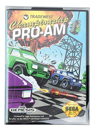 25 Mario Retro compatible for Nintendo Sega Genesis 32X Sega Master Protectors (Clear Plastic) - 8-Bit Box Video Game Display Case - Scratch Resistant Boxes for Sonic - Scratch Resistant