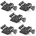 Sofoto Black Metal Cold Shoe Flash Stand Adapter Mount with 1/4-inch -20 Tripod Screw (5 Packs) CS-015