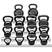 Yes4All Solid Cast Iron Kettlebell for Full Body Workout, Weight Loss and Strength Training