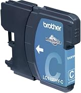 Brother LC1100HYC Cyan Ink Cartridge High Yield Single Pack 750 Pages view 1
