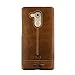 Mate 8 Case, Pierre Cardin Premium Genuine Cow Leather Cases New Slim Hard Back Cover Protective Skin for Huawei Mate 8 6 Inch, Brown