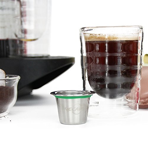 RECAPS Reusable Coffee Filter Capsules Compatible with Nespresso Original