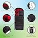 Wakeman Outdoors Sleeping Bag – 32F Rated XL 3 Season Envelope Style with Hood for Outdoor Camping, Backpacking and Hiking with Carry Bag (Black)thumb 3