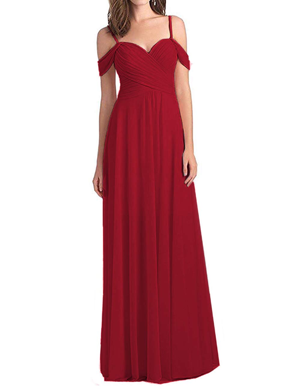 H.S.D Off The Shoulder Bridesmaid Dresses Long Prom Evening Dress