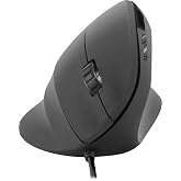Speedlink PIAVO Ergonomic Vertical Mouse - Ergonomic - 800 to 2400 DPI, Black