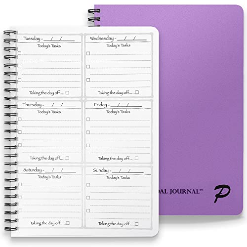 Pursuit Goal Journal - 6 Month Undated Productivity Planner for Goal ...