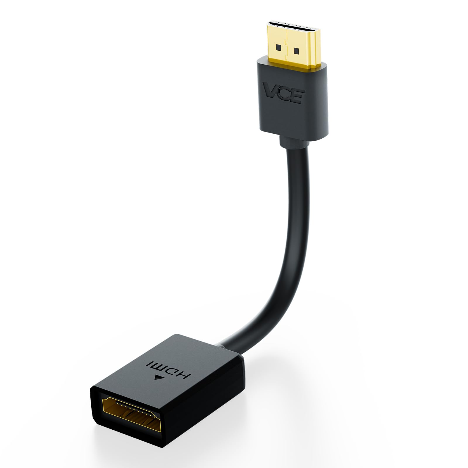 VCE VCELINK HDMI Extension Cable 4K HDMI Male to Female Extender Cable for TV Stick, Roku Stick 1 Pack 14cm