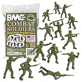 BMC Classic OD Green Plastic Army Men - 40pc WW2