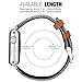 SKYLET Leather Bands Compatible with Apple Watch Band 49mm 45mm 44mm 42mm 41mm 38mm 40mm Men for iWatch Ultra SE Series 8 7 6 5 4 3 2 1, Classic Canvas Fabric Leather Straps for Women with Metal Clasp
