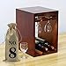 Shintop 10pcs Jute Wine Bags, 14 x 6 1/4 inches Hessian Wine Bottle Gift Bags with Drawstring for Blind Wine Tasting (Numbered, Brown)