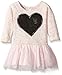 Pippa & Julie Girls' Sequin Heart Dress