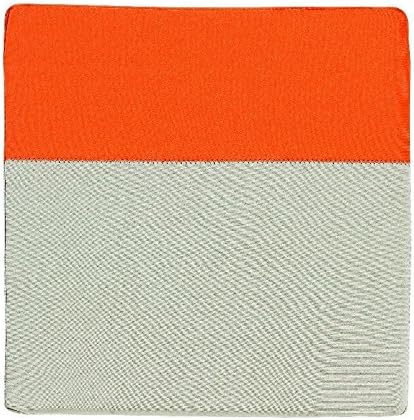 Noe Chair Cushion Orange/String 38 x 38 cm – Set of 6 ~ Winkler