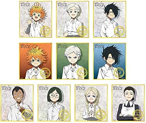 Amazon 約束のネバーランド トレーディングミニ色紙 Box アニメ 萌えグッズ 通販