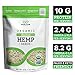 Eternae By Nature Organic Raw Shelled Hemp Seeds, 16 Oz - Non-GMO, Gluten-Free - 10g of Protein, Omega-3 ALA & Omega-6 ALA - Salad, Smoothies, Cereals, Yogurt.