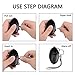 Personal Alarm, 3 Pack Emergency Self-Defense Security Alarms with LED Light, 140DB Safe Sound Personal Alarm Keychain for Elderly Women Kids Night Workers By Peroom, Black