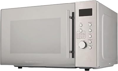 Hamilton Beach 30L Microwave, 3100W Grill, 8 Presets, Silver - HB30LS01
