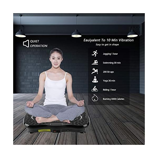 RASHION-Vibration-Exercise-Machine-Vibration-Plate-Machine-with-Bluetooth-Speaker-5-Program-Modes-Vibrating-Home-Power-Plate-Fitness-Trainer-for-Weight-Loss-Body-Toning RASHION Vibration Exercise Machine, Vibration Plate Machine with Bluetooth Speaker, 5 Program Modes, Vibrating Home Power Plate Fitness Trainer for Weight Loss & Body Toning