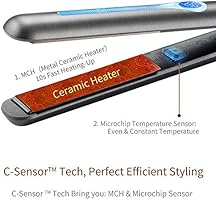 nition professional salon hair straightener argan oil