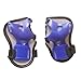 Eruner Sports Knee/Elbow/Wrist Support Protection Safety Protective Gear Pads Set Equipment for Kids Roller Skating Ice Skate Bicycle Sports Protector Guards Pads[6 Pcs]