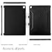 Poetic Quarterback iPad Pro 12.9 Rugged Case Cover with Heavy Duty Protection and Stylish PC+TPU Hybrid Case for Apple iPad Pro 12.9 (1st Gen 2015) / iPad Pro 12.9 (2nd Gen 2017) Black
