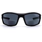 VITENZI Bifocal Sunglasses Wraparound Reading Sun Tinted Glasses with Readers - Lecce