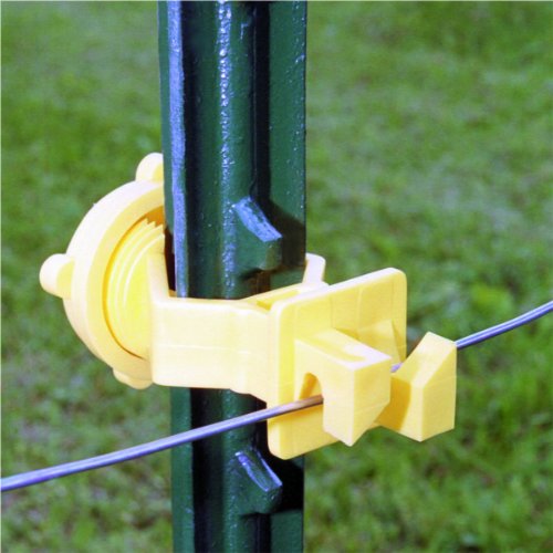 Fi-Shock ITSOY-FS Screw-On T-Post Insulator, Yellow - Thumbnail 2