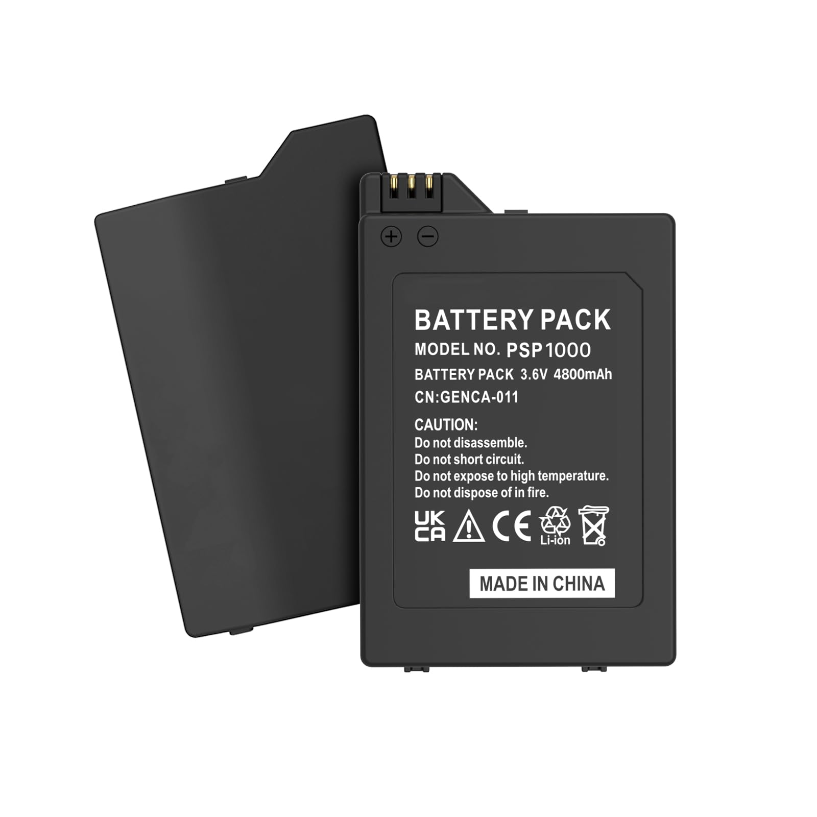 2-Pack 5500mAh replacement battery compatible with Sony PSP3000 / PSP2000 PSP-S110 console, PSP-2001, PSP-3000, PSP-3001, PSP-3002, PSP-3004, PSP Slim console