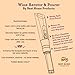WINE AERATOR --- Breathes wine straight from the bottle! | Hassle-Free Spout Pourer | SATISFACTION GUARANTEE | Bottle Top Wine Decanter Alternative | Best Aerator for Red Wine | Premium Bar Accessories | Portable | Rave Reviews