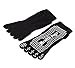 Meaiguo Yoga Socks Non Slip Skid Pilates Barre Grip Socks With Toes Cotton For Women Men