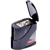 Derwent Twin Hole Pencil Sharpener, Black, 11.5mm &amp; 8.25mm