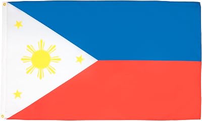 AZ FLAG Philippines Flag 3x5 ft 100D Polyester with 2 Brass Grommets