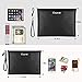 Fireproof Document Bags, Waterproof and Fireproof Money Bag with Zipper, Storage Pouch for Documents with Strap, Portable 2 Sizes, Money Safe Bags, Bank Deposit Bags for Money and Cash and Coin