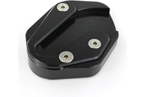 Xitomer Motorcycle Side Stand Enlarger, Extension Enlarger plate, Fit for MT-07(FZ-07) / MT-07 MOTO CAGE/Tracer 700 FJ-07 / XSR700 2016-2021, Kickstand Shoes (Black)