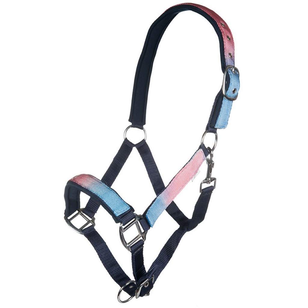 Hkm Hkm 4057052343926 Nylon Halter Venezia-6838 Azure/Pink Warmblood