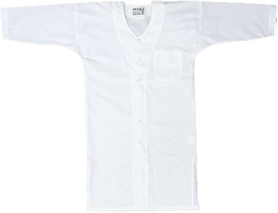 Amazon Co Jp 鯉口シャツ ダボシャツ メンズ レディース 白 無地 丈長 大人 祭り 衣装 服 ファッション小物