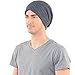 FORBUSITE Mens Slouchy Long Beanie Knit Cap for Summer Winter, Oversize