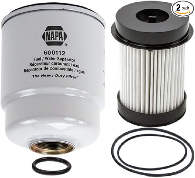 amazon com dodge ram 6 7 liter diesel fuel filter water separator set napa gold filter bundle 600112 and 600225np automotive dodge ram 6 7 liter diesel fuel filter water separator set napa gold filter bundle 600112 and 600225np
