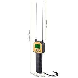 Portable Hay Meter, Digital LCD Grain Meter for
