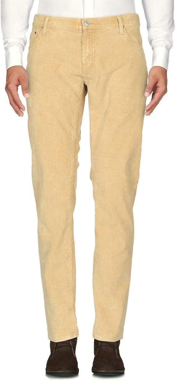 Amazon Care Label ケア レーベル イタリア製 コーデュロイパンツ ベージュ 31サイズ 春秋冬 ロングパンツ 通販