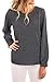 Coutgo Woman's Sexy Long Sleeve Dots Print Back Zipper Blouse Shirts Tops