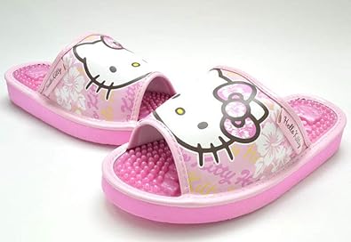 Amazon サンリオ ハローキティ 4153 Hello Kitty 健康サンダル スリッパ レディース 婦人 靴 ピンク L 約24 24 5cm ノーブランド品 サンダル