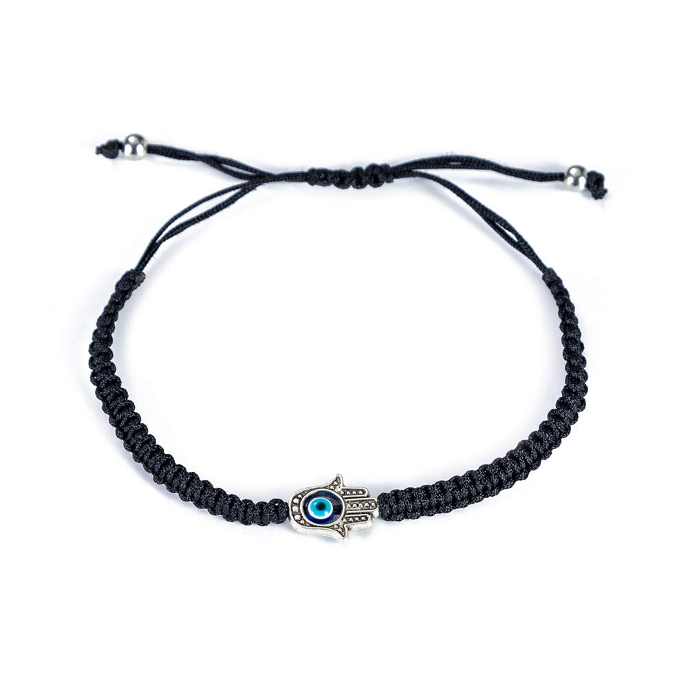 Handmade String Evil Eye Bracelet for Women Men Teen Girls Boys Black Red Thread Adjustable Bracelets Minimalist Jewelry